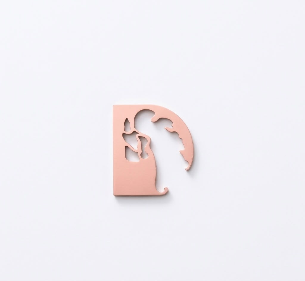 Badge Pin - Rose Gold