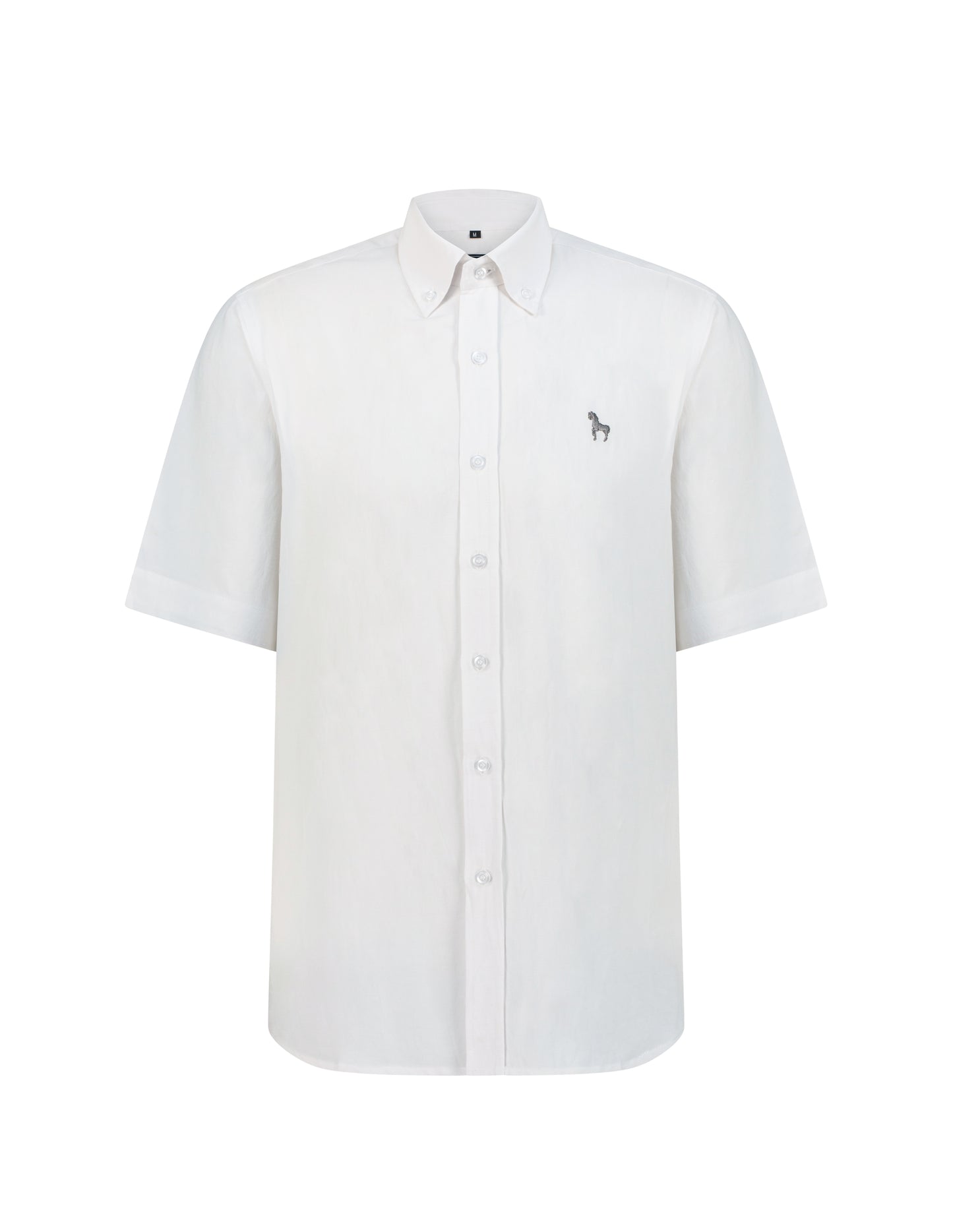 MALE LINEN POLO SHIRT - WHITE