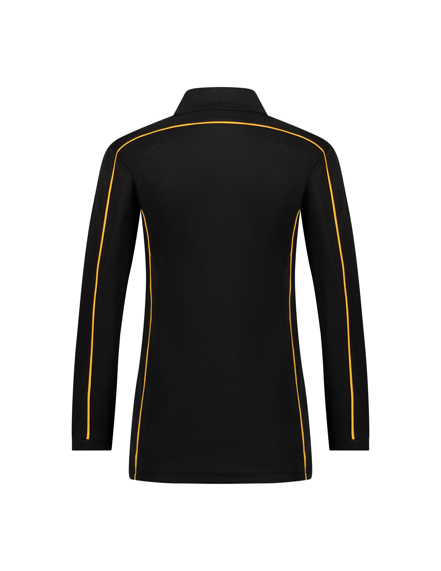 FEMALE POLO SHIRT BLACK/GOLD