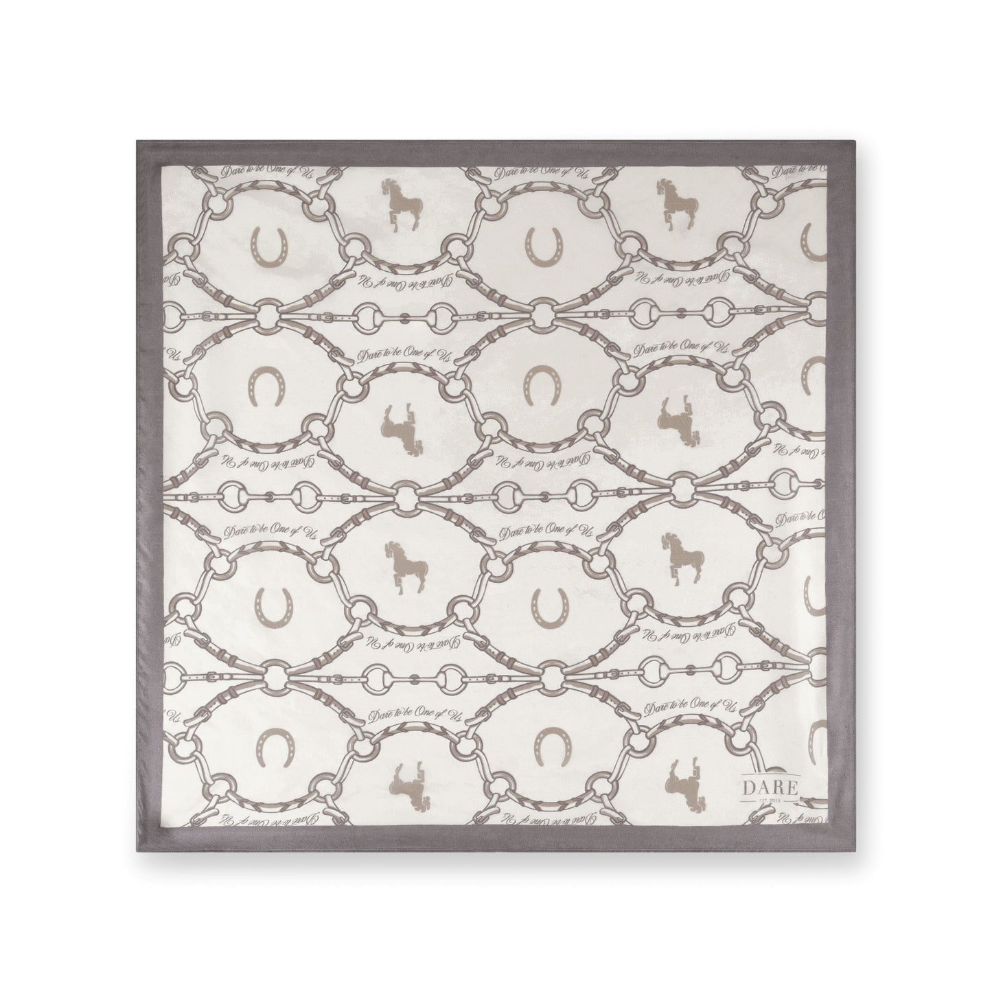 Scarf Silk - Gray (Pre-order)