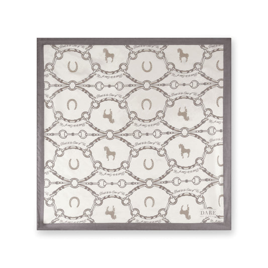Scarf Silk - Gray (Pre-order)