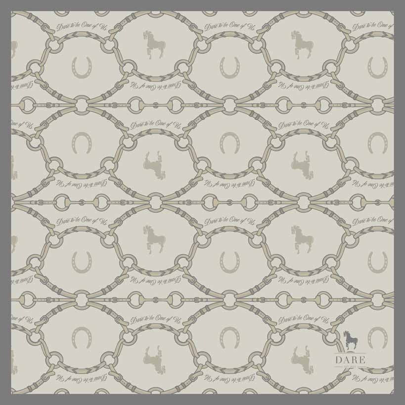 Scarf Silk - Gray (Pre-order)