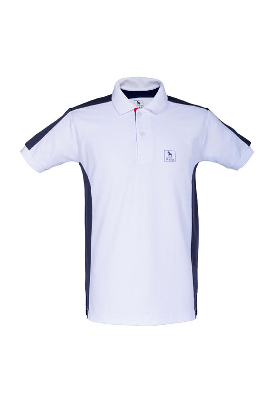 Material: Cool Tex Double Layered Fabric Breathe Wick-able UV Protected Shape Retention NAVY SHOULDER & SLEEVE PANELS/RED INSIDE PLACKET
